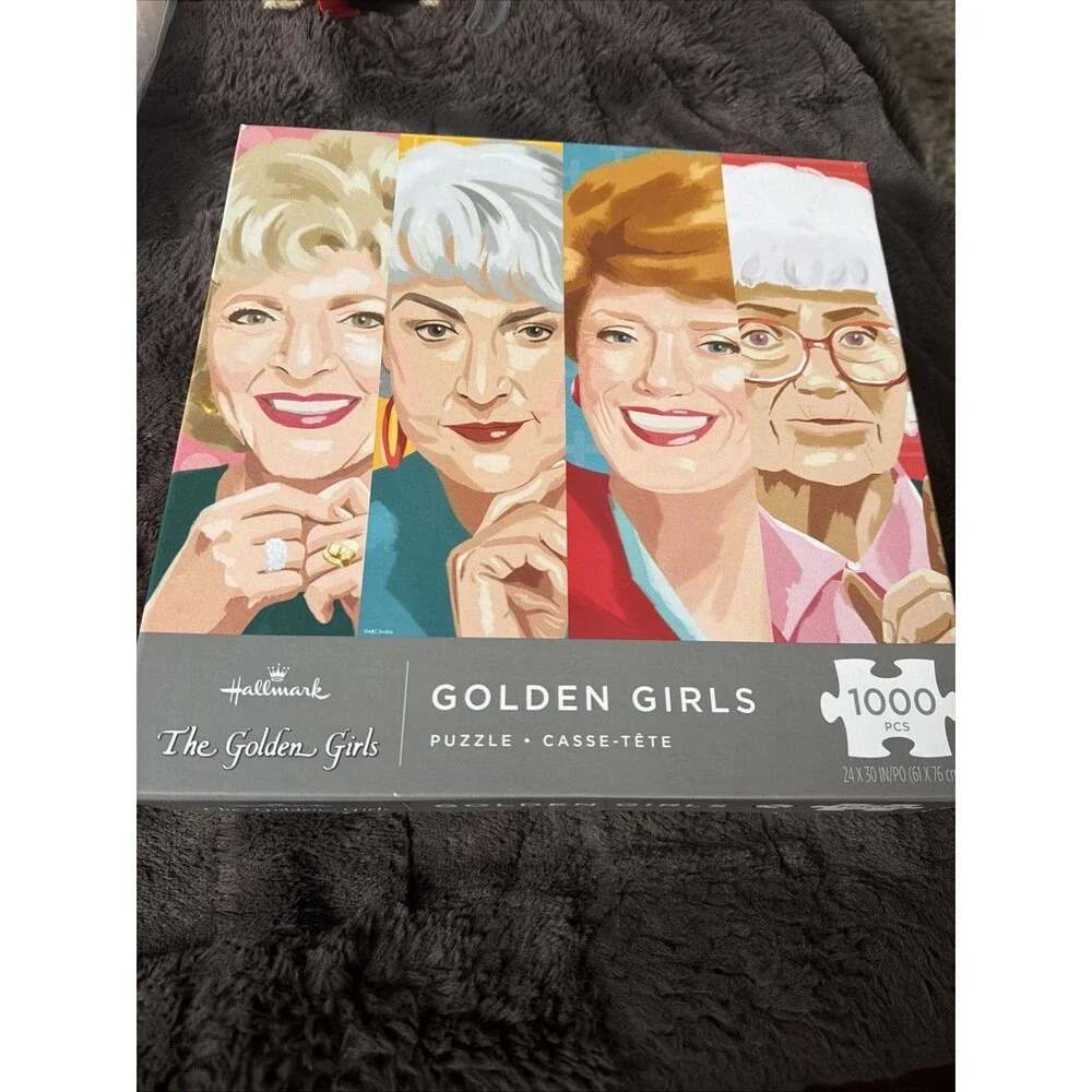 Golden Girls Hallmark 1000pc Jigsaw Puzzle Blanche Sofia Rose Dorothy 24x30 New